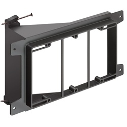 Arlington 3-Gang Nail On Low Voltage Mounting Bracket