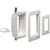 Arlington 1-Gang Recessed Low Voltage Mounting Bracket - White