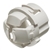 Arlington White Button Non-Metallic Cable Connector