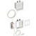 Arlington Two-Gang Power/Low-Voltage TV Bridge II Kit