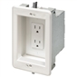 Arlington Single Gang Steel TV BOX