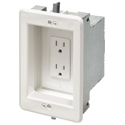 Arlington Single Gang Steel TV BOX