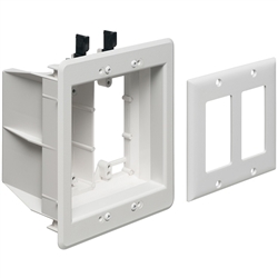 Arlington Recessed TV Box for Power and Low Voltage - 2-Gang