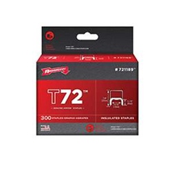Arrow T72 Insulated Staples - 300 Staples