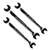 Jonard 3pc 7/16in, 1/2in, & 9/16in Speed Wrench Set