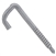 PPC 40-43008 Drive Hook 5/16 inch by 3.5 inch galvanized