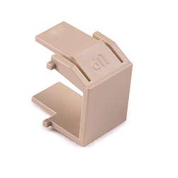 HellermannTyton Blank Insert - Ivory 10 Pack
