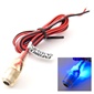 Illuminated DC Jack with 3ft Cord :: 2.1mm Male