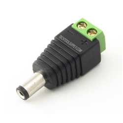 2.1mm Female DC Plug to Terminal Block