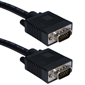 QVS VGA HD15 Male to Male Triple Shielded Cable - 6ft