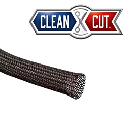 3/8in Clean Cut Exp. Sleeving Black - 100'