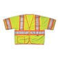 Sleeved Safety Vest, ANSI Class 3, Lime-Yellow - 2XL
