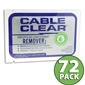 BioChem Cable Clear Gel/Flooding Cleaning Wipe - 72 Pack