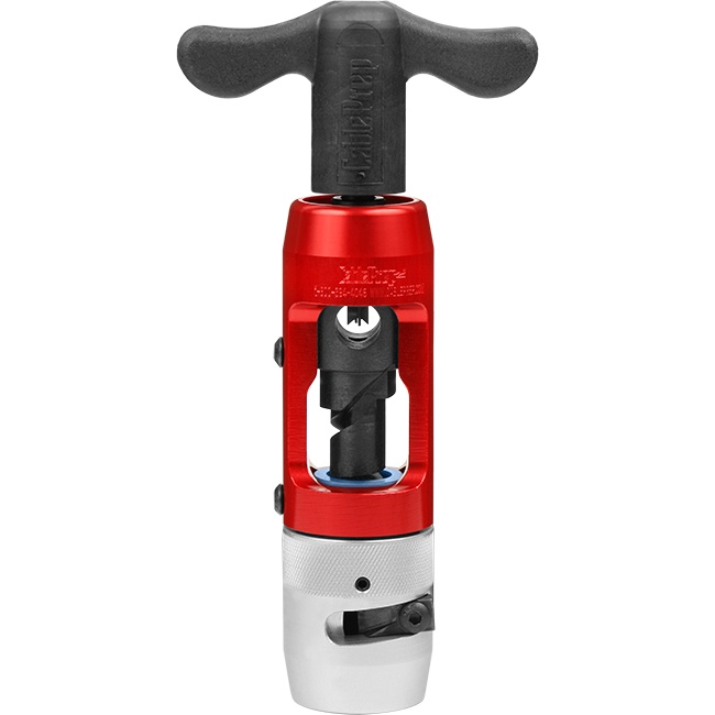 Cable Prep RAIO-840 All-In-One Ratchet Strip/Core/Bevel Tool for .840 Hardline