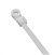 ACT 50lb 7in White Wire Ties W/ Hole - 100pk