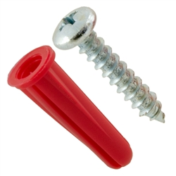 DFS 10200PK #10-#12 Plastic Anchor Kits - 100ct