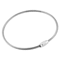 Stainless Steel Wire Cable Ring 3.0mm x 10 inch