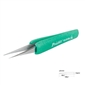 Tweezer, ESD-Safe, Soft-Grip, Extremely Fine and Sharp Tip