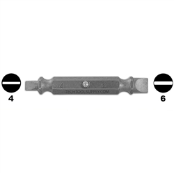 MegaPro Flat (Slot) Bit 4-6 Nickel Plated