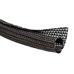 Tech Flex F6 Flexible Wire Wrap 1/4in, Black, 100ft Box