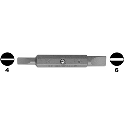 MegaPro Flat (Slot) Bit 4-6 Nickel Plated