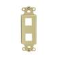HellermannTyton Decora Plate - 2/Ivory