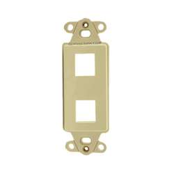 HellermannTyton Decora Plate - 2/Ivory