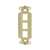 HellermannTyton Decora Plate - 3/Ivory