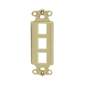 HellermannTyton Decora Plate - 3/Ivory