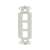 HellermannTyton Decora Plate - 3/White