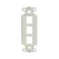 HellermannTyton Decora Plate - 3/White