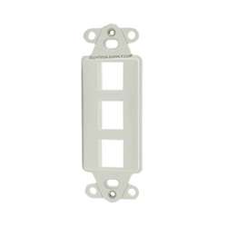HellermannTyton Decora Plate - 3/White