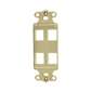 HellermannTyton Decora Plate - 4/Ivory