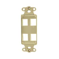 HellermannTyton Decora Plate - 4/Ivory
