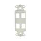 HellermannTyton Decora Plate - 4/White