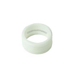 Bag of 100 F-Conn Color Rings - White