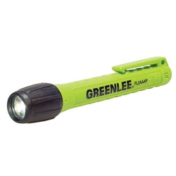 Greenlee Flashlight, Pocket, 2AAA, LED