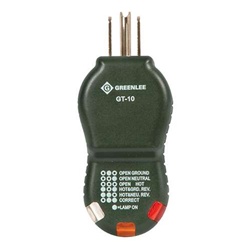 Greenlee GT-10 110V Outlet Circuit Tester with Polarity