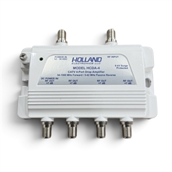 Holland HCDA-4 4-Port CATV Drop Amplifier - 1 GHz