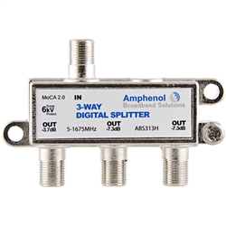 MoCA Broadband Digital 3-Way Splitter