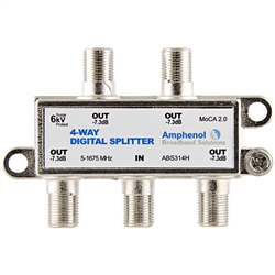 MoCA Broadband Digital 4-Way Splitter
