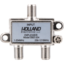 Holland Sub-Band Diplexer - 1-204Mhz, 258-1218Mhz