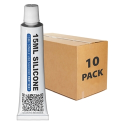 Clear Silicone Sealant - 15ml - 10 Pack
