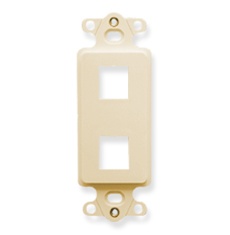 Insert, Decorex, 2-Port, Ivory