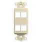 Insert, Decorex, Hd, 4-Port, Ivory