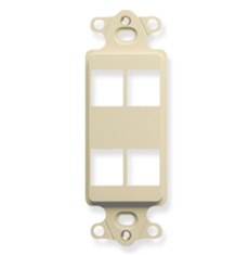 Insert, Decorex, Hd, 4-Port, Ivory