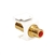 Quickport RCA Female, Red Insert, White