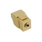 ICC 3.5mm Stereo Audio Quickport Insert - Ivory