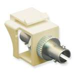 Quickport Fiber Optic, ST, Ivory