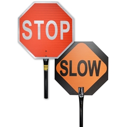 Jameson PL-STP1 Double-Sided Stop/Slow Sign